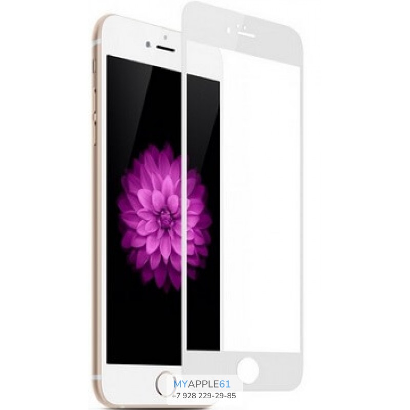3D стекло iPhone 6s, 6, 6s Plus, 6 Plus White